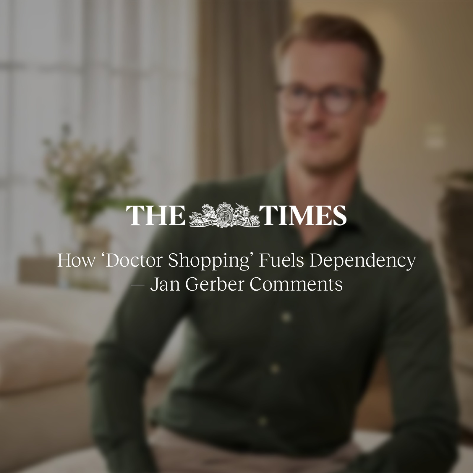 Come il «doctor shopping» alimenta la dipendenza – commento di Jan Gerber – The Times